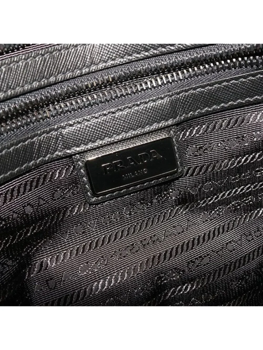 Prada Triangle Logo Shoulder Bag Nylon